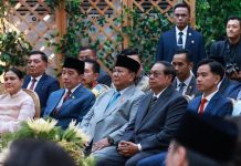 Prabowo Hadiri Pernikahan Putra Boy Thohir, Duduk di Sebelah Jokowi