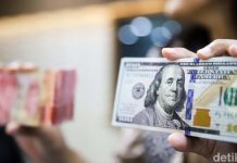 Dolar AS Hari Ini Menguat ke Rp 18.104