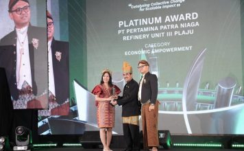 Adaptasi Perubahan Iklim Berbuah Prestasi, Program Mina Padi Kilang Plaju Raih Platinum ISRA 2026