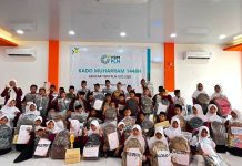 Kado Muharram 1448 H, YBM PLN UID S2JB Ajak Anak Yatim Tumbuh Berprestasi