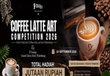 Daira Coffee Latte Art Competition 2026 Hadirkan Ajang Kreativitas Barista di Kota Palembang