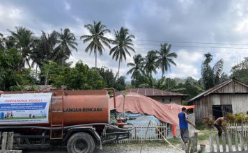Tanggap Bencana Sigi, Kilang Plaju Salurkan 75 Ribu Liter Air Bersih untuk Korban Gempa