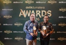 Cik Ujang Terima Detik Sumatera Awards 2026, Program 100 Ribu Sultan Muda Raih Penghargaan