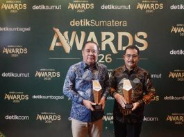 Cik Ujang Terima Detik Sumatera Awards 2026, Program 100 Ribu Sultan Muda Raih Penghargaan