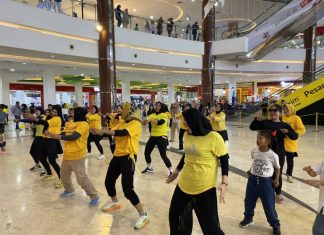 Sambut HUT RI Ke-81, Maxim Gelar ‘Senam Sehat bersama Maxim’ Hadirkan Acara Zumba Terbesar di Palembang