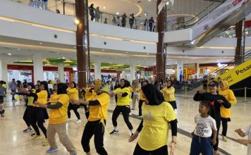 Sambut HUT RI Ke-81, Maxim Gelar ‘Senam Sehat bersama Maxim’ Hadirkan Acara Zumba Terbesar di Palembang