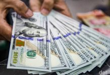 Dolar AS Turun Tipis ke Rp 17.691