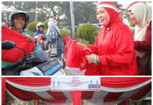 Pemkot Palembang Bagikan 5.000 Bendera Merah Putih, Ajak Warga Semarakkan HUT RI ke-81