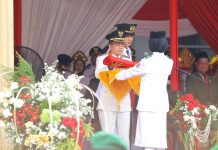 Ratu Dewa Inspektur Upacara HUT ke-81 RI di JSC, Dorong Kerja Nyata untuk Palembang