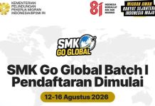 Pendaftaran SMK Go Global Batch I Dibuka, Cek Daftar Negara dan Bidangnya