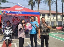 Rayakan Harpelnas, Astra Motor Sumsel Berikan Apresiasi bagi Konsumen Setia Honda