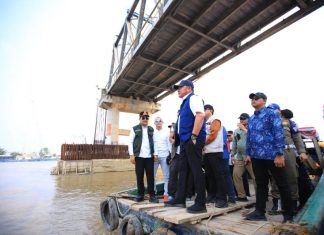 Jembatan P6 Lalan Ditargetkan Tersambung Januari 2027, Herman Deru Minta Komitmen AP6L dan Kontraktor Dipenuhi