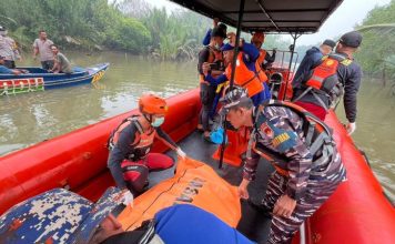 NELAYAN TENGGELAM DI PERAIRAN SUNGSANG DITEMUKAN MENINGGAL DUNIA