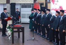 Sekda Sumsel Edward Candra Lantik Komisioner KPID 2026–2029, Tekankan Penguatan Etika di Era AI