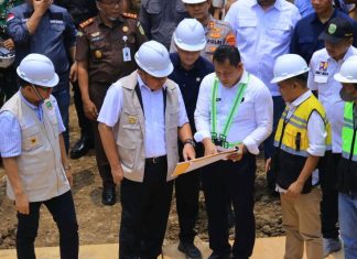 Groundbreaking Jembatan Seleman Ulu, Herman Deru Tegaskan Pembangunan Harus Beri Manfaat Jangka Panjang