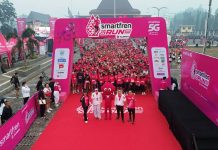 FUN RUN SMARTFREN 5G Palembang Hadirkan Semangat Lari Bersama Ribuan Peserta