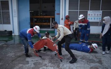 Perkuat Kesiapsiagaan Darurat, PGN Area Palembang Uji Kesiapan Penanganan Kebakaran