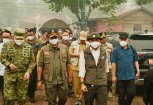 Menhut dan Kepala BNPB ‘Ngantor’ di Kalteng untuk Fokus Kawal Karhutla