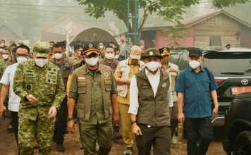 Menhut dan Kepala BNPB ‘Ngantor’ di Kalteng untuk Fokus Kawal Karhutla