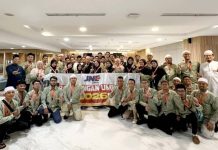 Dilepas Presdir JNE, 44 Karyawan Berangkat Umrah ke Tanah Suci