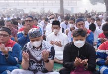 Kilang Plaju Satukan Doa dan Ikhtiar Lahir Batin melalui Sholat Istisqa di Tengah Kemarau