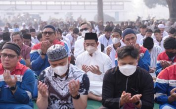 Kilang Plaju Satukan Doa dan Ikhtiar Lahir Batin melalui Sholat Istisqa di Tengah Kemarau
