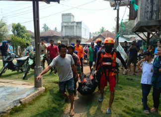 KORBAN TENGGELAM DI SUNGAI MUSI DITEMUKAN MENINGGAL DUNIA
