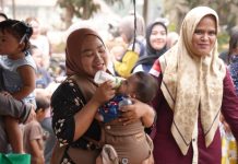 Dukung Pemenuhan Gizi Keluarga, Kilang Plaju Salurkan Paket PMT bagi Ratusan Balita dan Ibu Hamil di Kelurahan Sungai Rebo