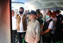 Ratu Dewa Dampingi Menko Polkam Tinjau Lokasi Karhutla di Sematang Borang, Asap Kiriman OKI Jadi Sorotan